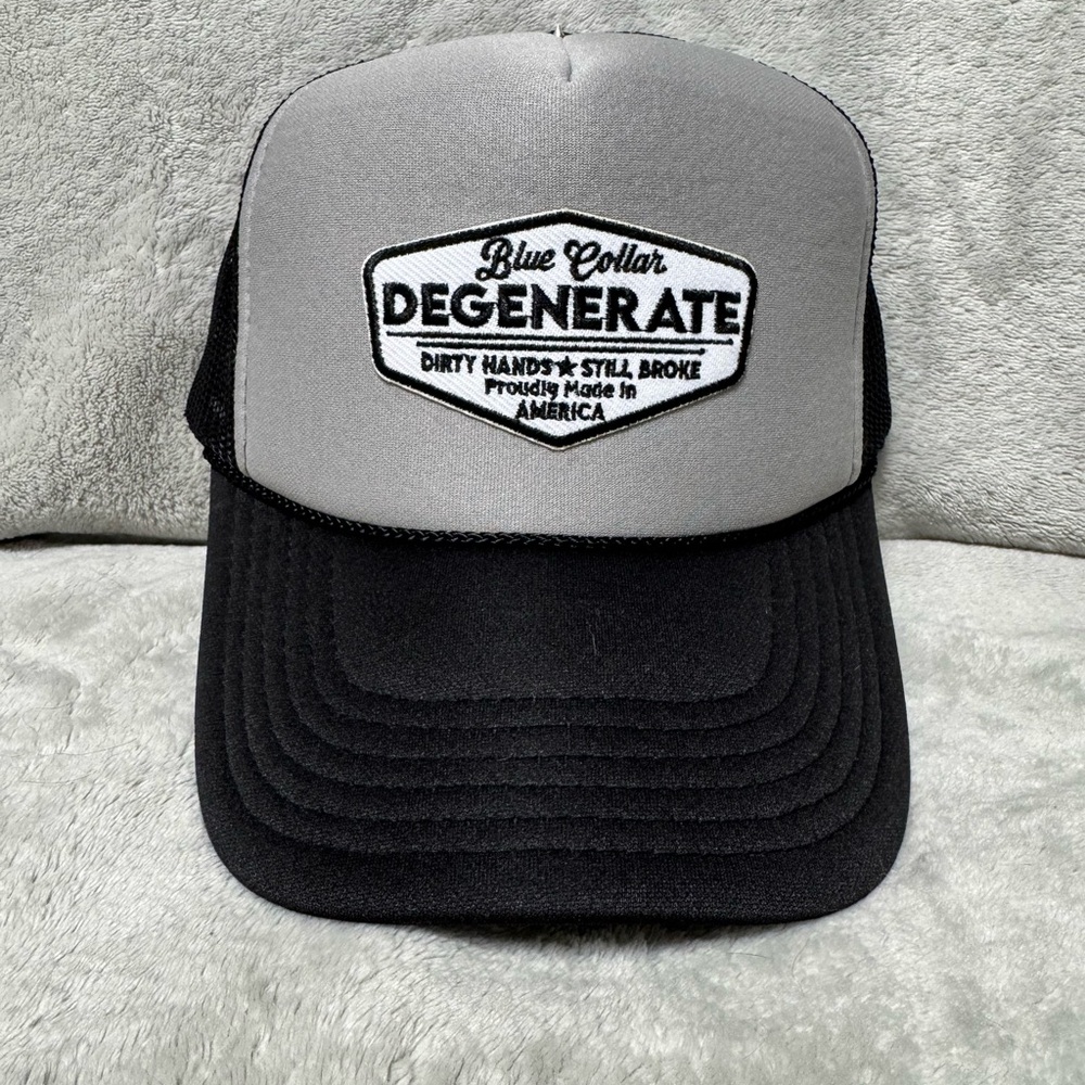 OTTO Black and Gray Trucker Hat